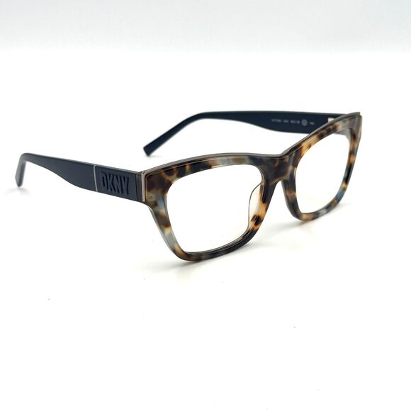 DKNY Eyeglasses Frames Colorblock Blue Brown Tortoise DK5063 244 54-18-140 main image 6